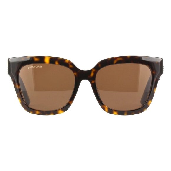 New BALENCIAGA Havana Square BB0237SA 002 Sunglasses Women - Picture 2 of 4